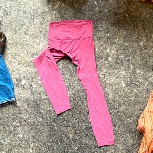 Purple-pink Lululemon Align leggings, size 6